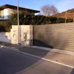 Dvoriščna vrata antracit