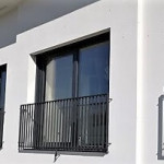 kovinske balkonske ograje antracit